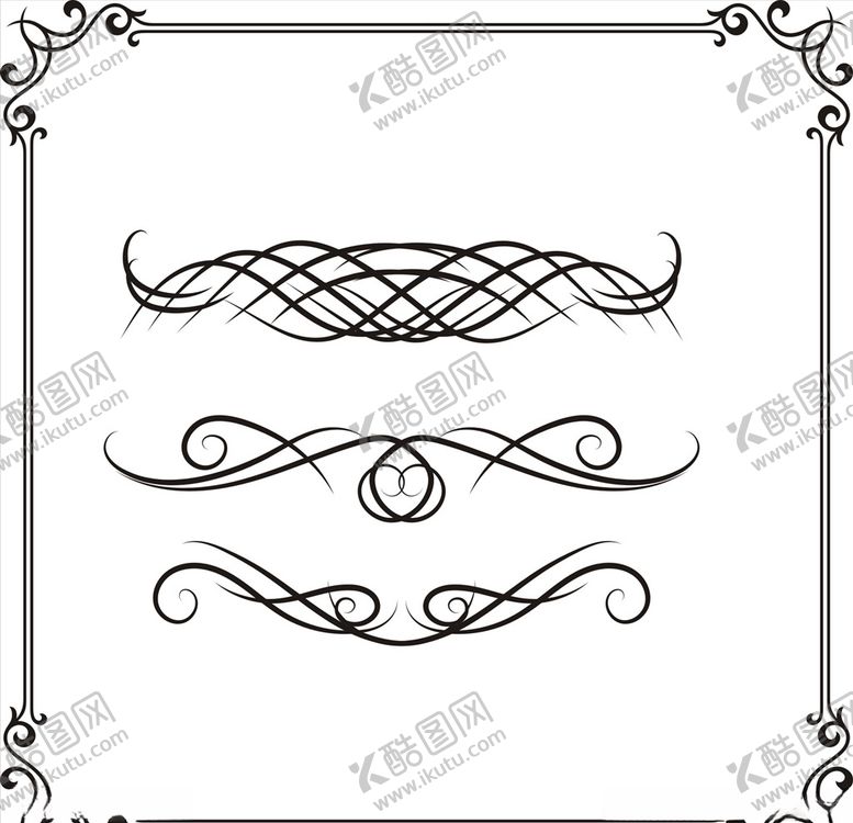 编号：26829310290429265397【酷图网】源文件下载-花纹花边
