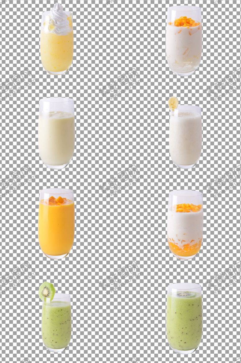 编号：75655809182230597335【酷图网】源文件下载-芒果奶盖玻璃杯