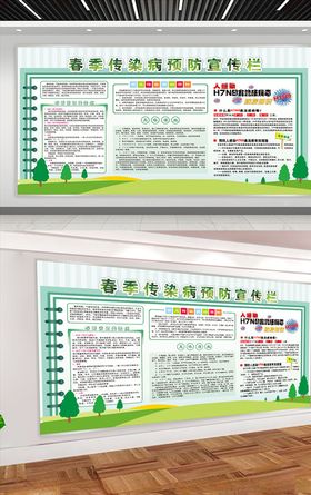疾病预防展板