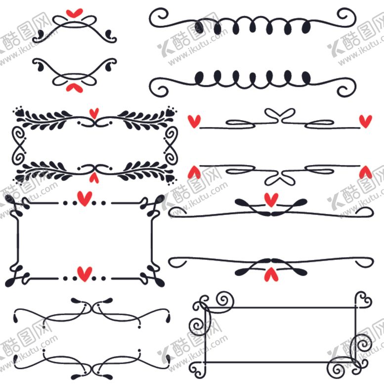 编号：66479109260043491247【酷图网】源文件下载-手绘边框线条