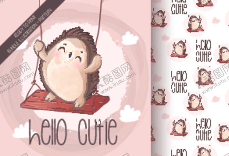 编号：23860609231243336296【酷图网】源文件下载-手绘动物