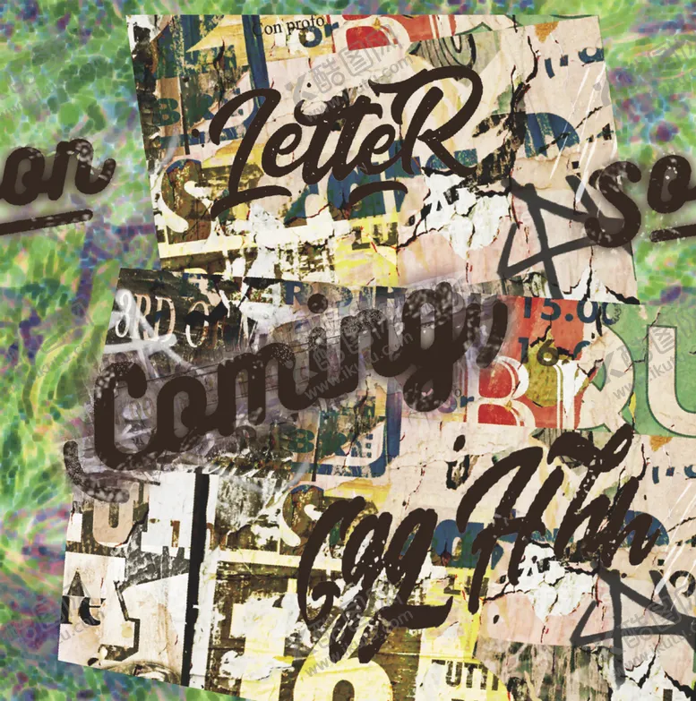 编号：96382009221808184546【酷图网】源文件下载-字母扎染