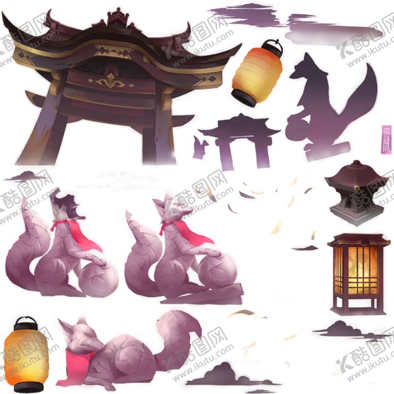 编号：91323801251241307006【酷图网】源文件下载-插画氛围元素