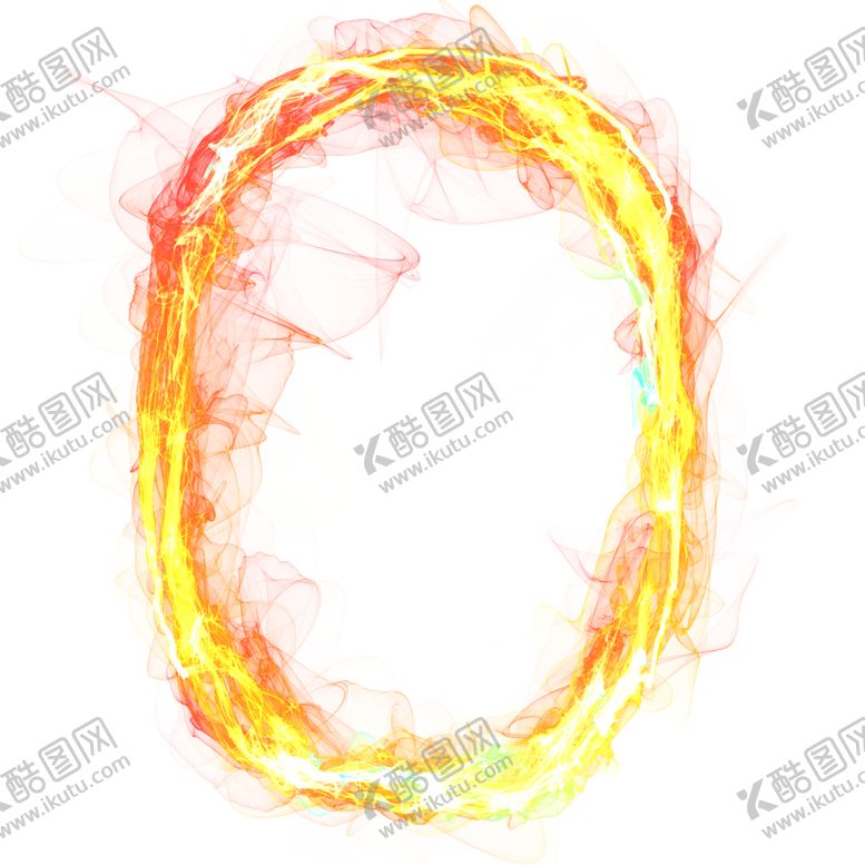 编号：39831107081401299782【酷图网】源文件下载-火焰特效字母O