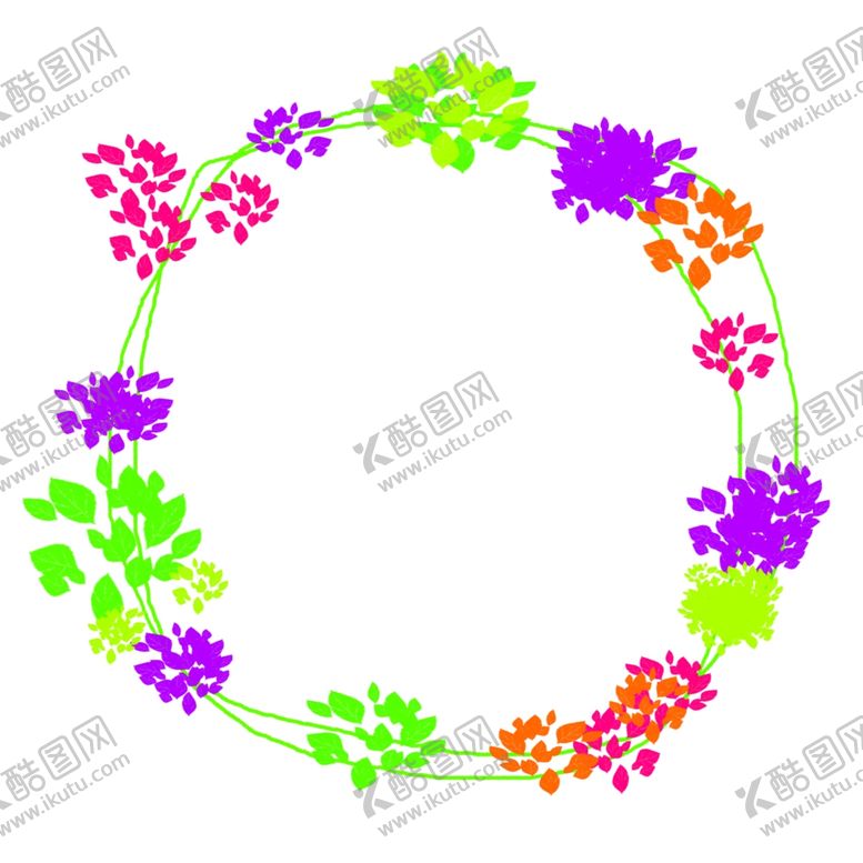 编号：72157206300333449926【酷图网】源文件下载-花环