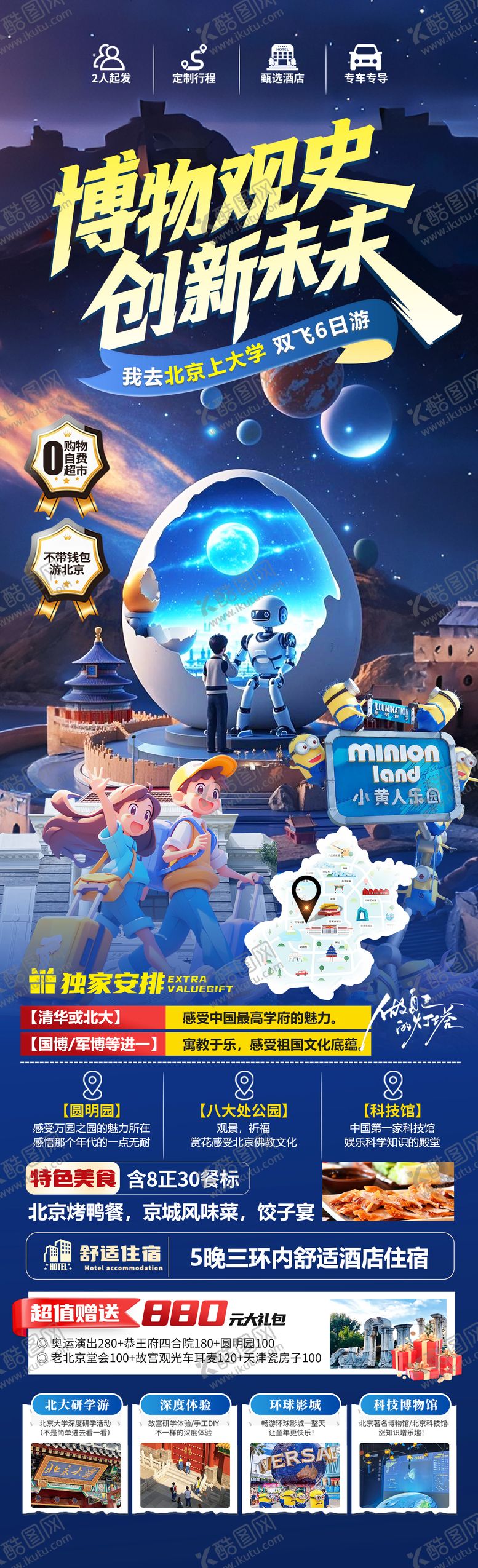 编号：52710606160138465012【酷图网】源文件下载-博物观史长图