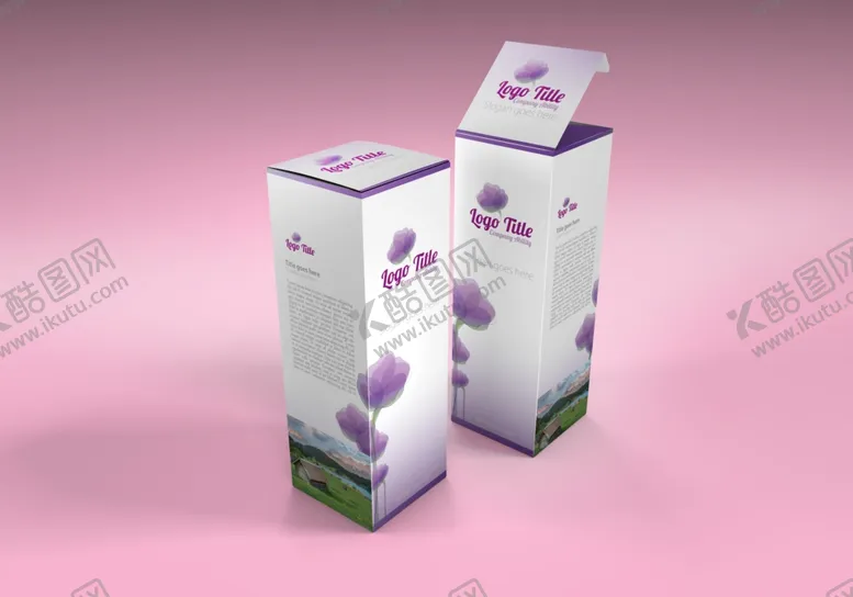编号：48033509121709225029【酷图网】源文件下载-化妆品护手霜盒子包装效果图样机