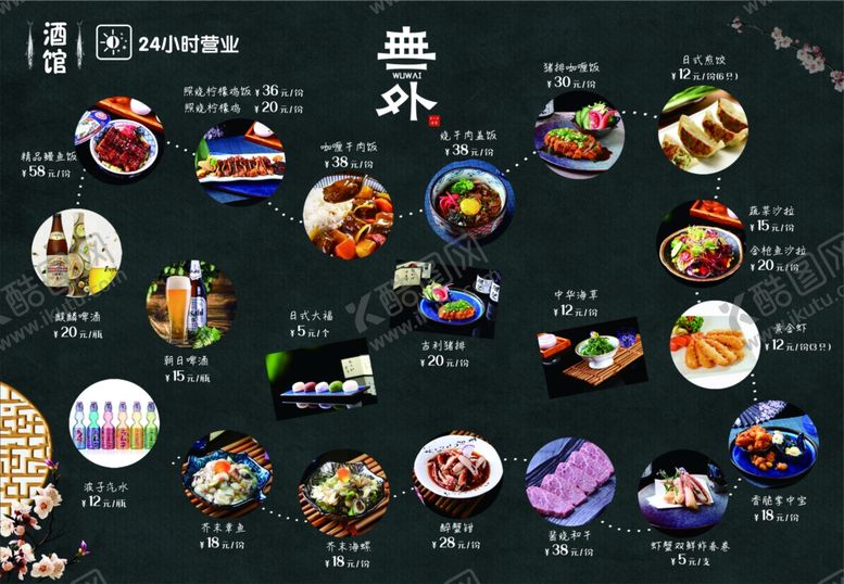 编号：37987210151236257500【酷图网】源文件下载-日式料理价目表