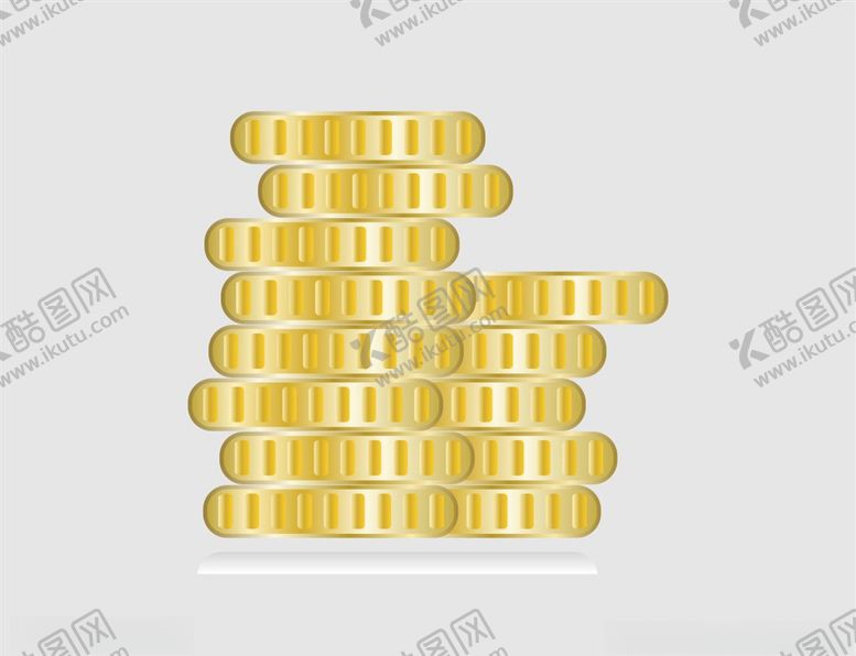 编号：68166209270936565150【酷图网】源文件下载-矢量金币素材