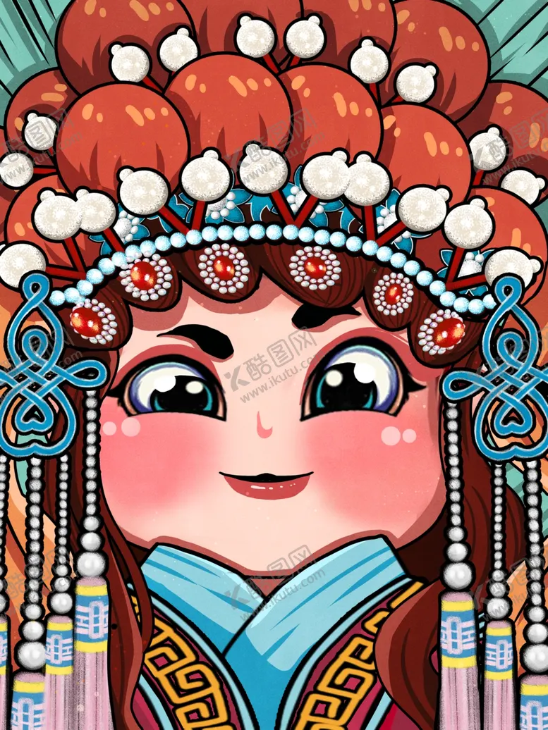编号：43287801232209557988【酷图网】源文件下载-戏曲插画