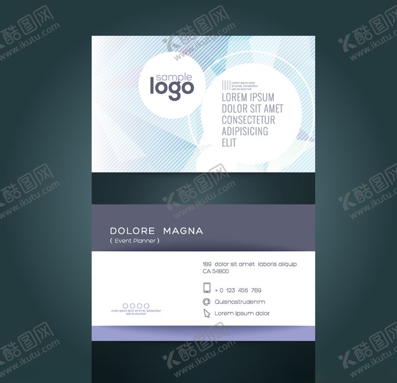 编号：41699310040424115450【酷图网】源文件下载-名片模板