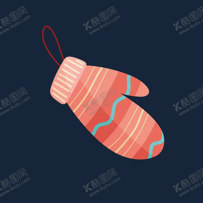 编号：48872001210705004176【酷图网】源文件下载-卡通可爱圣诞节矢量装饰元素