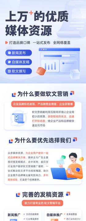 教育培训信息服务长图 