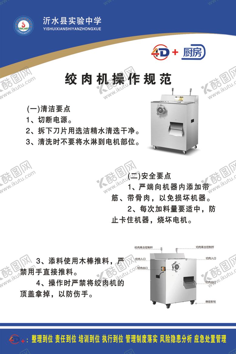 编号：71905802152107572330【酷图网】源文件下载-绞肉机操作规范