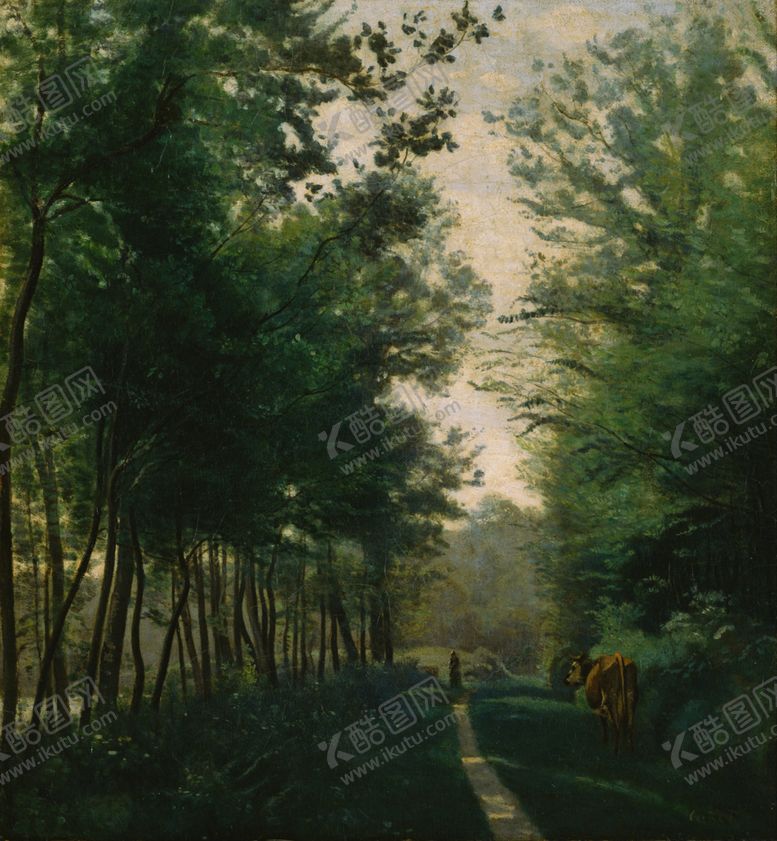 编号：66159510022047233009【酷图网】源文件下载-复古写实风景油画