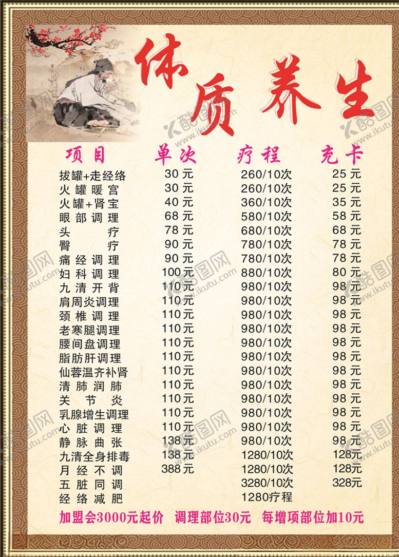 编号：22726305121110382075【酷图网】源文件下载-美容海报美容养生会员充值