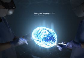 5G医学VR手术应用科技海报