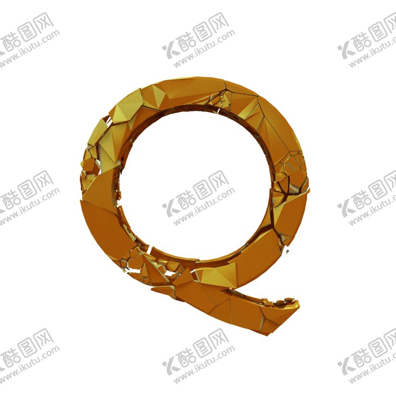 编号：84326309241937183016【酷图网】源文件下载-3D破碎立体字母