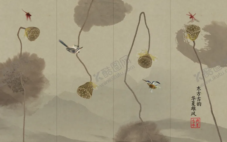 编号：30421706240148406299【酷图网】源文件下载-中式壁画