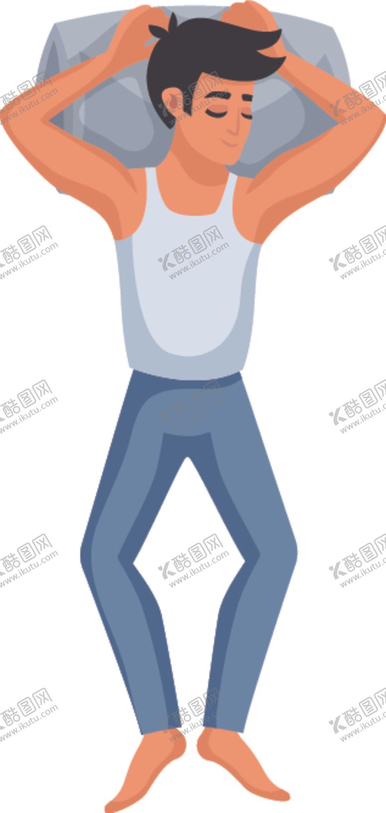 编号：16942705010211482465【酷图网】源文件下载-睡觉姿势