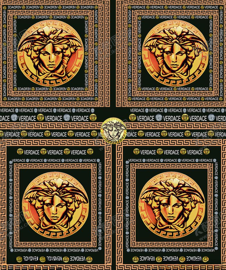 编号：70396705021056259363【酷图网】源文件下载-大牌数码印花巴宝莉链条