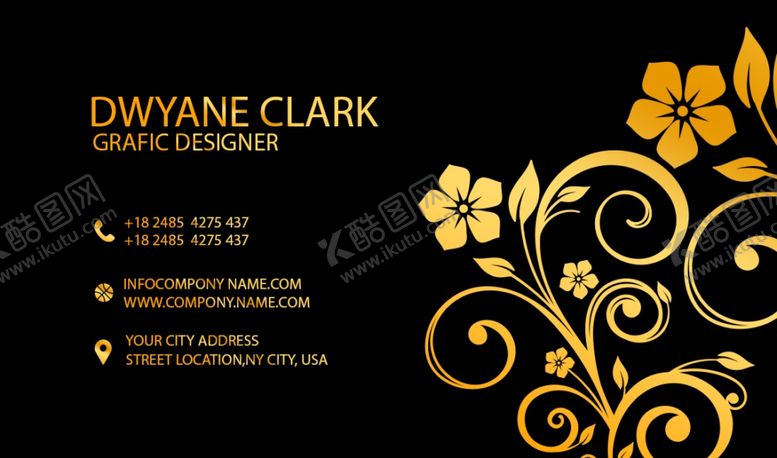 编号：53696309251630397047【酷图网】源文件下载-名片模板