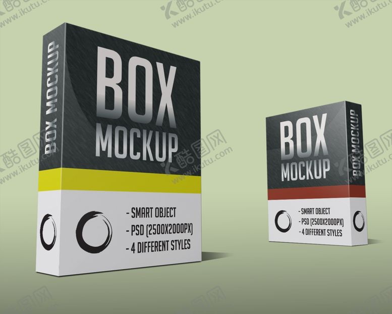 编号：27692609230843477483【酷图网】源文件下载-盒子包装样机素材
