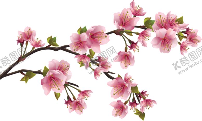 编号：35772609190651241913【酷图网】源文件下载-水墨传统国风花朵