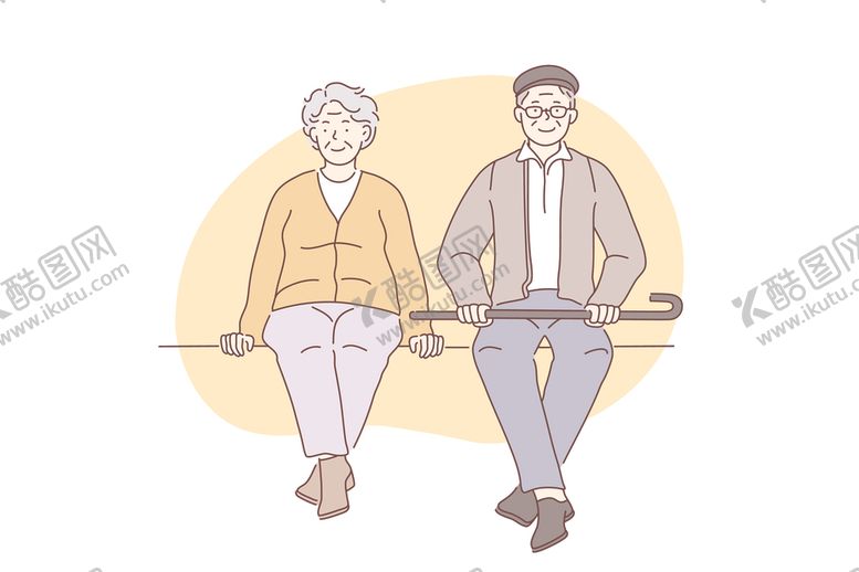 编号：98167407141455121233【酷图网】源文件下载-简约人物生活形象插画