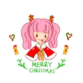 插画圣诞节素材