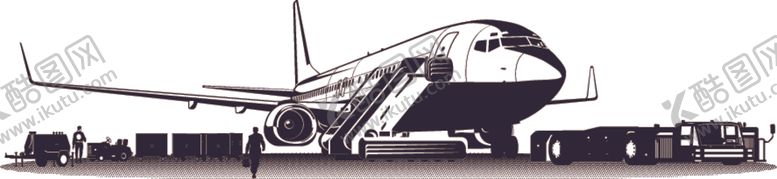 编号：87709610311721598506【酷图网】源文件下载-卡通造型民航客机飞机图片