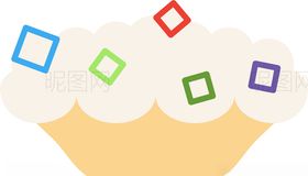 彩色面包