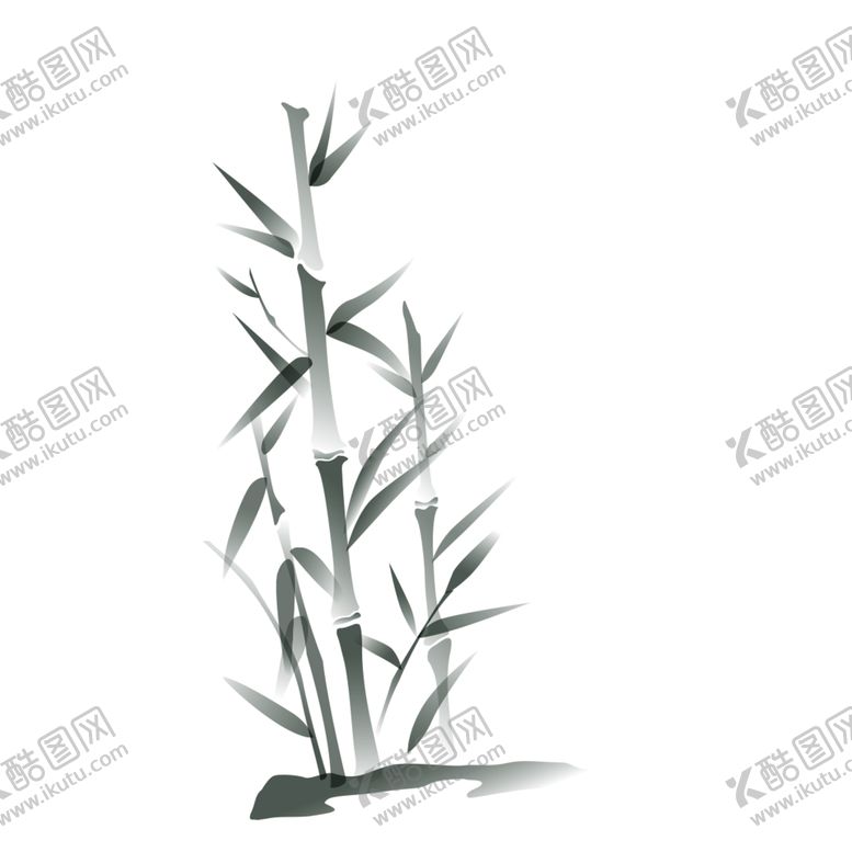 编号：26904504262250067757【酷图网】源文件下载-水墨竹子