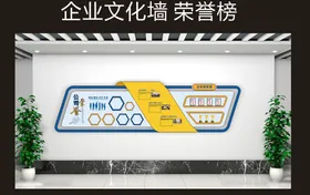 企业文化墙荣誉榜荣誉