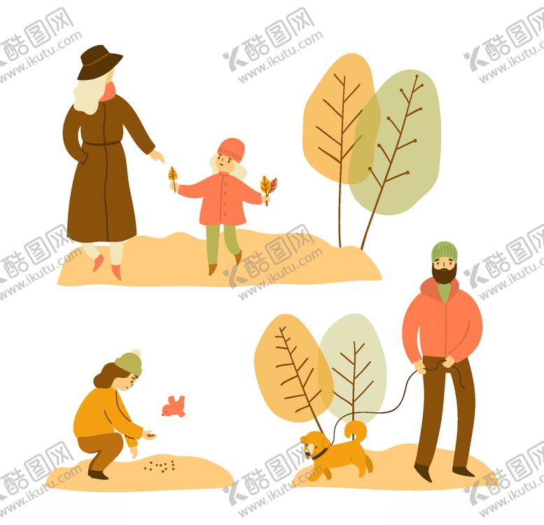 编号：72022205131828091355【酷图网】源文件下载-穿秋装的人