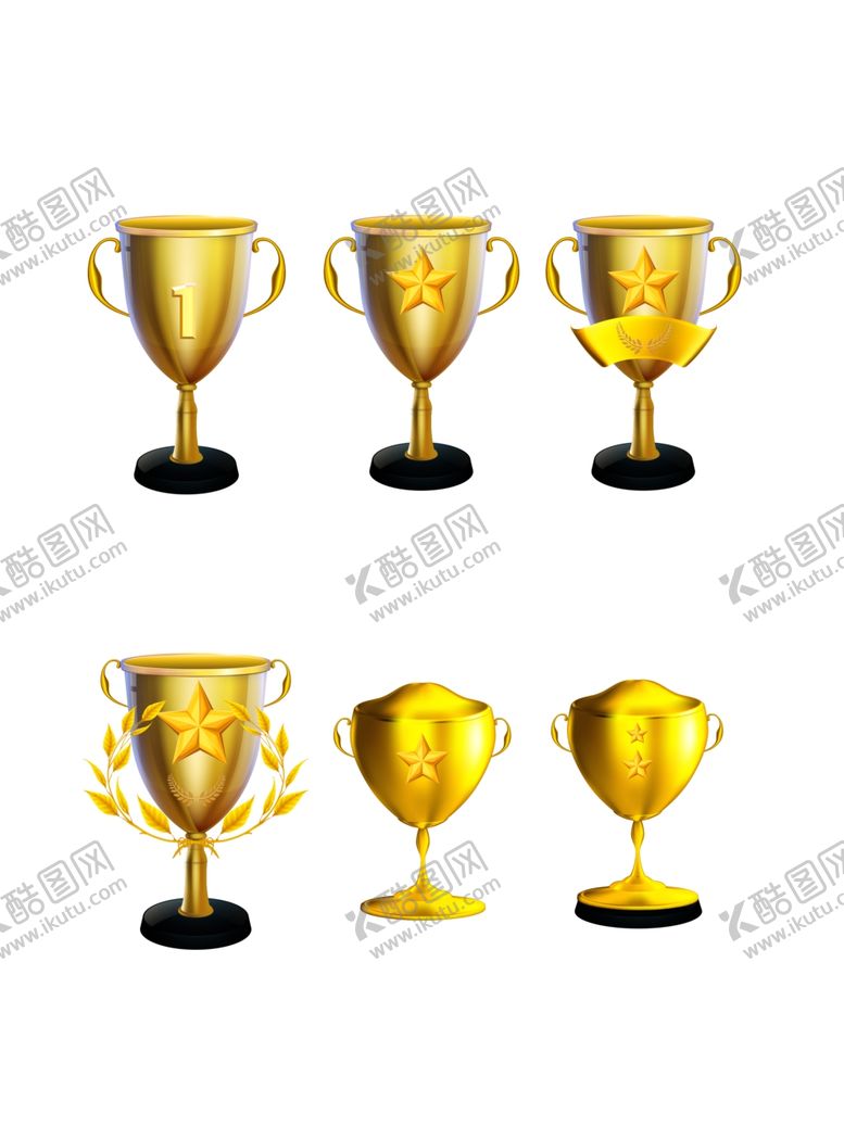 编号：20291106280933497664【酷图网】源文件下载-卡通奖杯