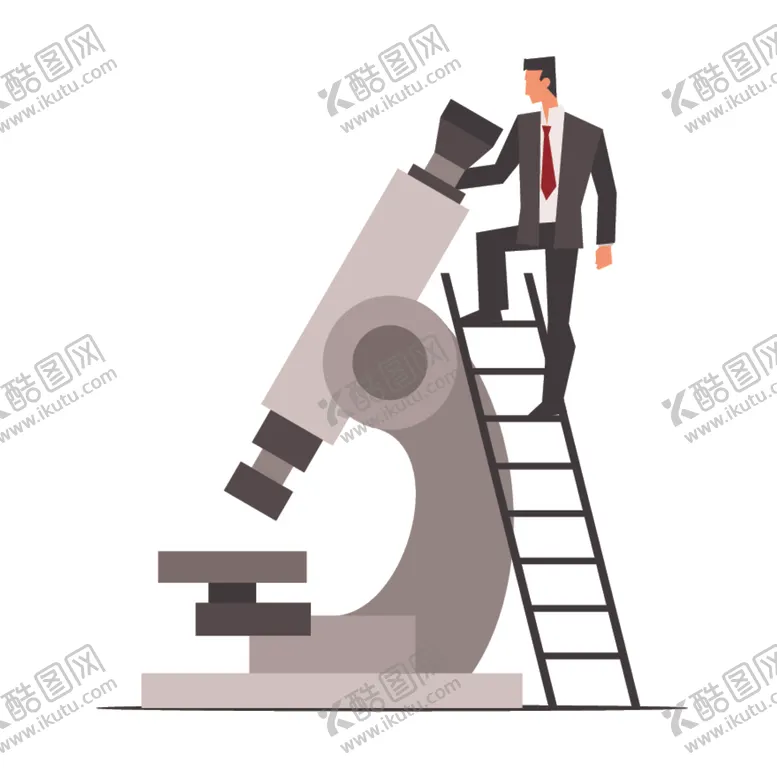 编号：52829912130912045887【酷图网】源文件下载-显微镜人物