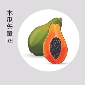 手绘木瓜