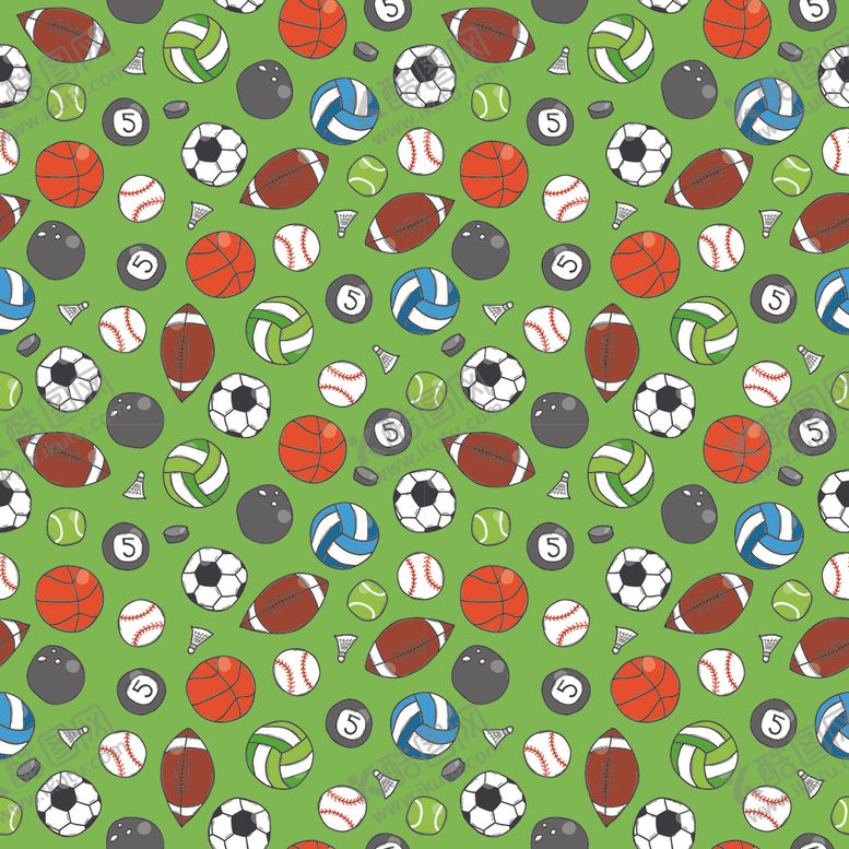 编号：17041709300021354434【酷图网】源文件下载-运动主题涂鸦素材