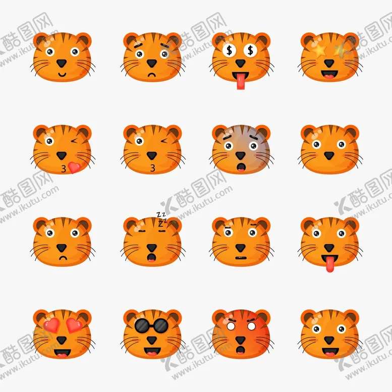 编号：10678209301154070387【酷图网】源文件下载-卡通虎年 2022  