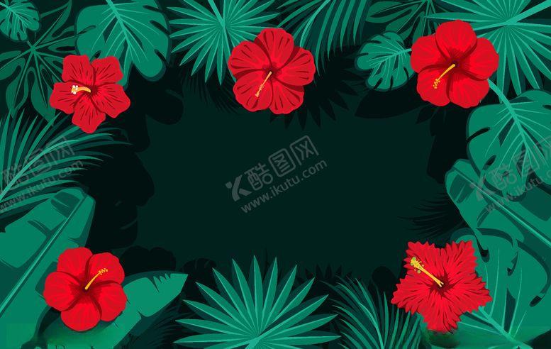 编号：57439609261815355604【酷图网】源文件下载-线条矢量手绘花草植物