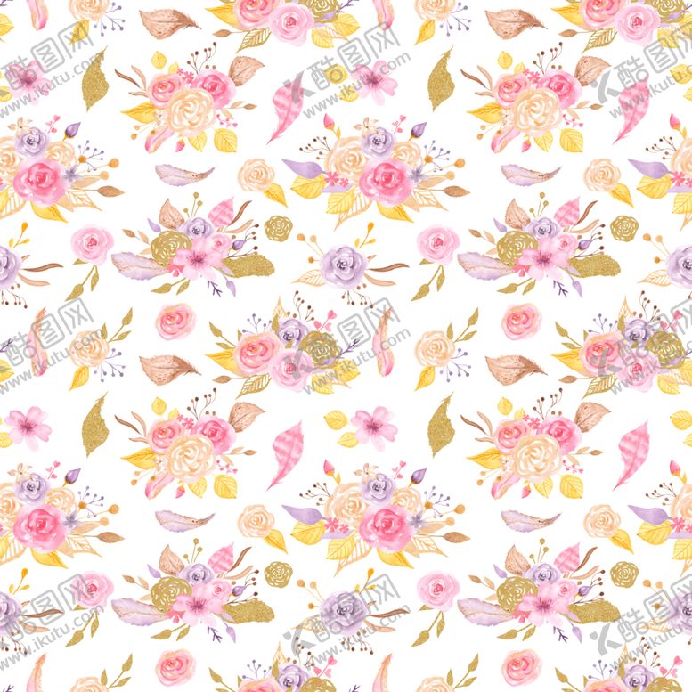 编号：90839809281859338325【酷图网】源文件下载-情人节水彩插画图案