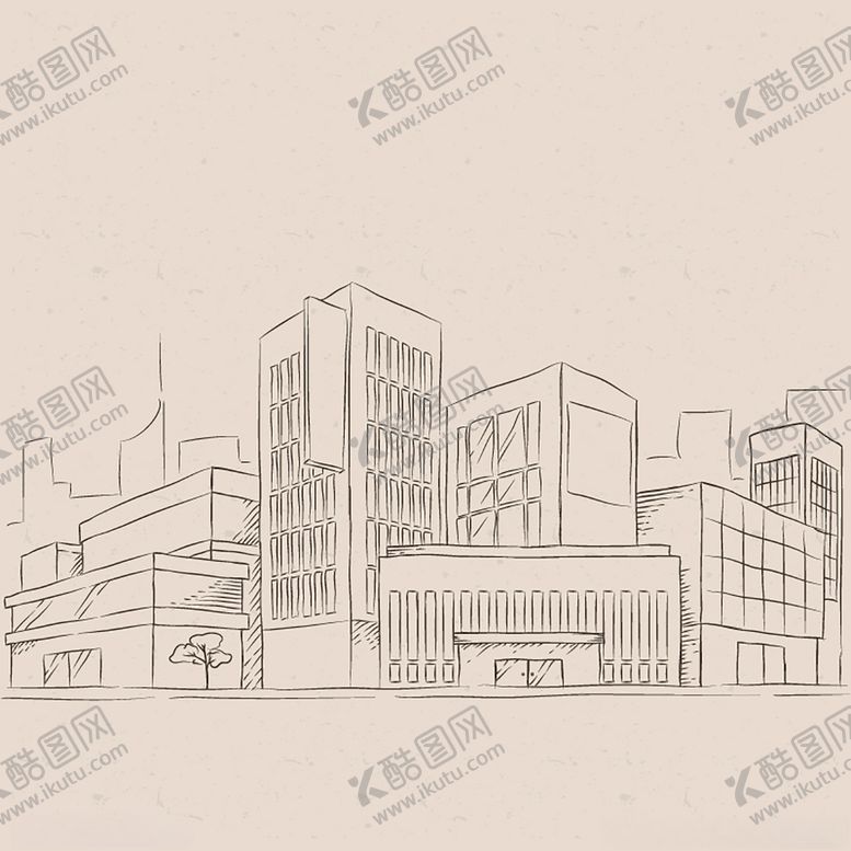 编号：53687404200300503352【酷图网】源文件下载-城市插画