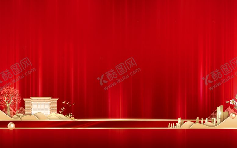 编号：95056006260613513568【酷图网】源文件下载-地产红色