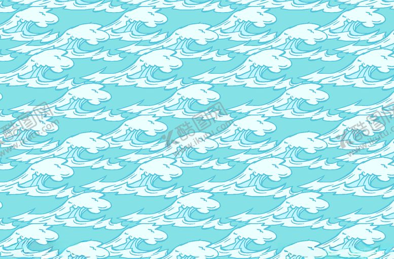 编号：97107209251123319925【酷图网】源文件下载-日式水波花纹图案