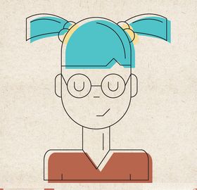 矢量人物扁平人物职业人物幼儿园素材校园素材手绘素材小孩素材