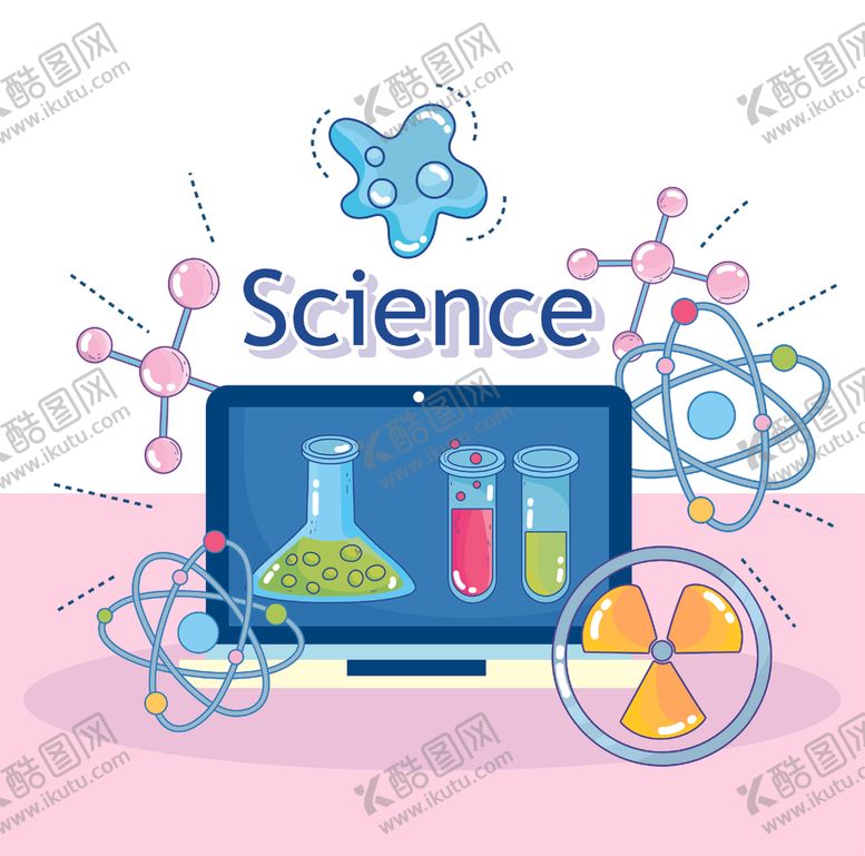 编号：72044109261033585940【酷图网】源文件下载-卡通化学实验器皿