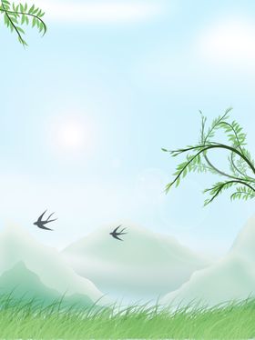 立春海报子体夏至