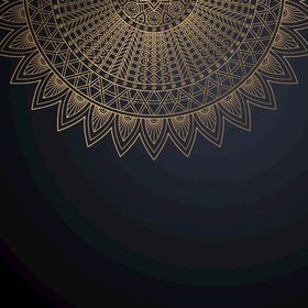 金色古典花纹