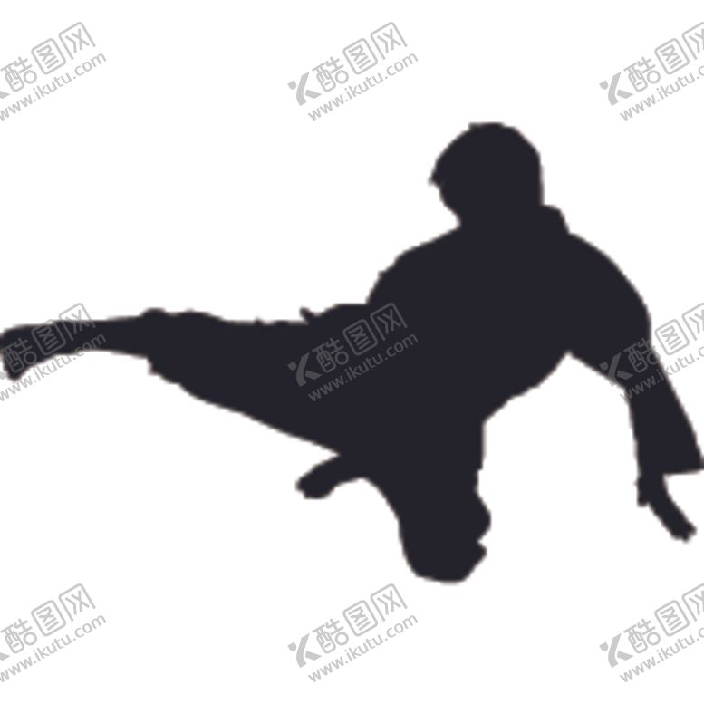 编号：16937005172015002729【酷图网】源文件下载-武术格斗剪影